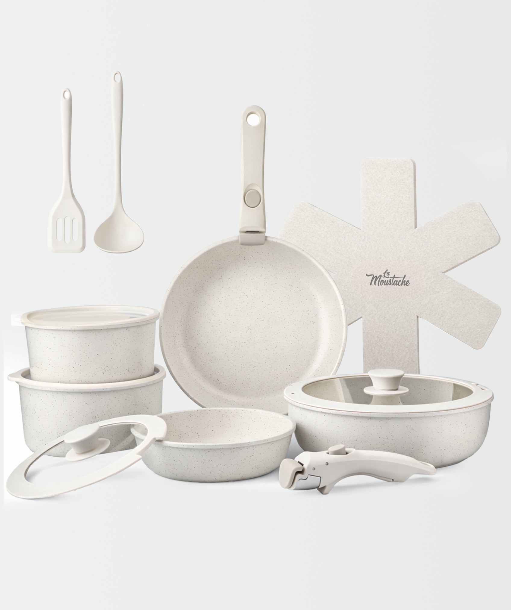 Batería mango removible 16 piezas - Latte Click