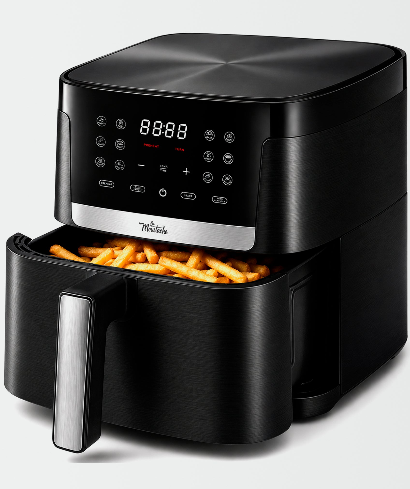 Freidora de aire caliente con cesta individual 7 L