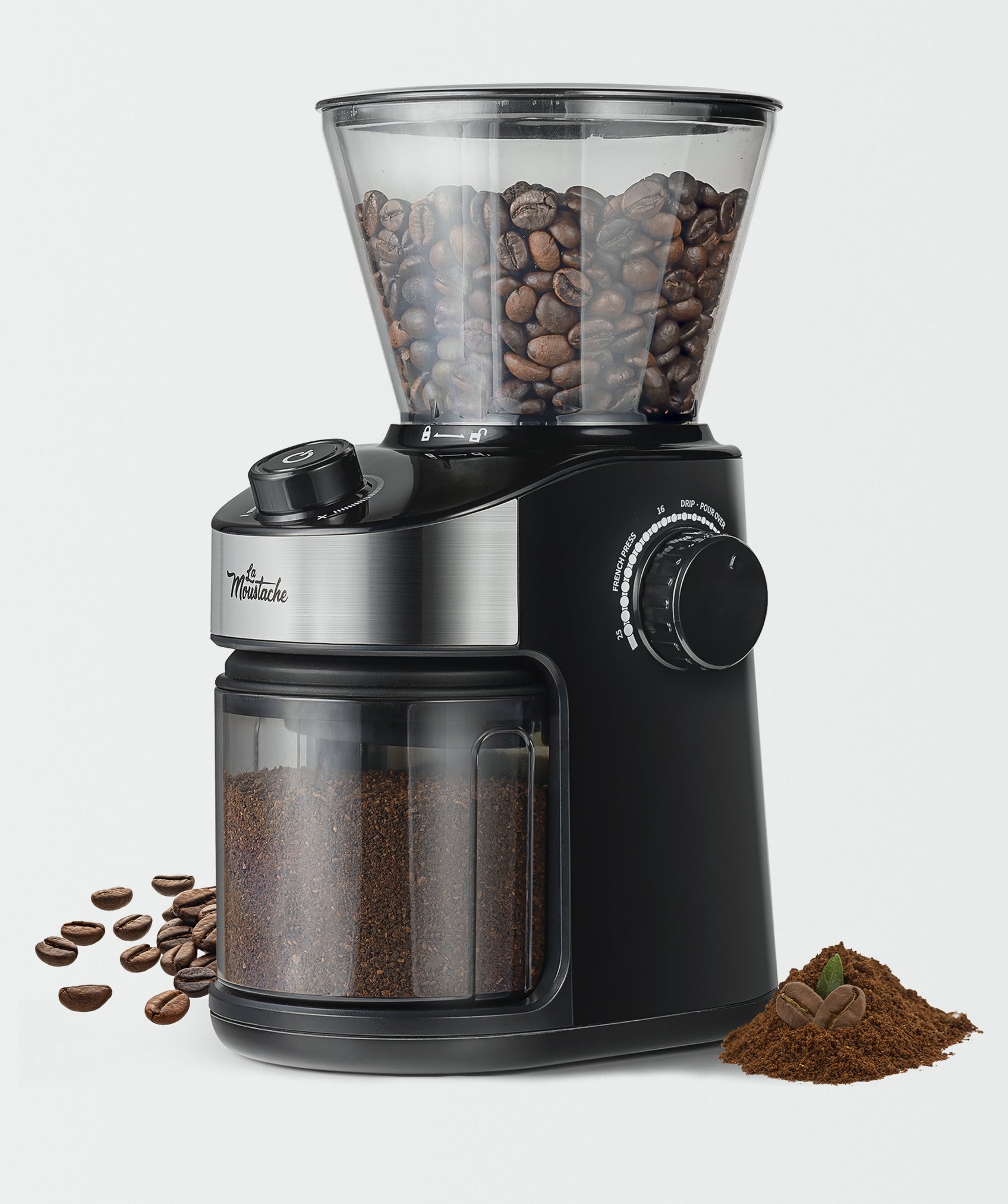 Molinillo de café eléctrico 190g (GrindMaster Black)
