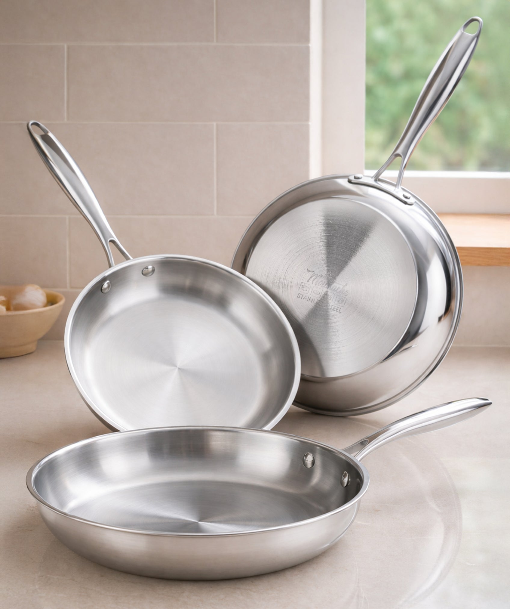 Juego de sartenes 3 piezas - Titan Inox