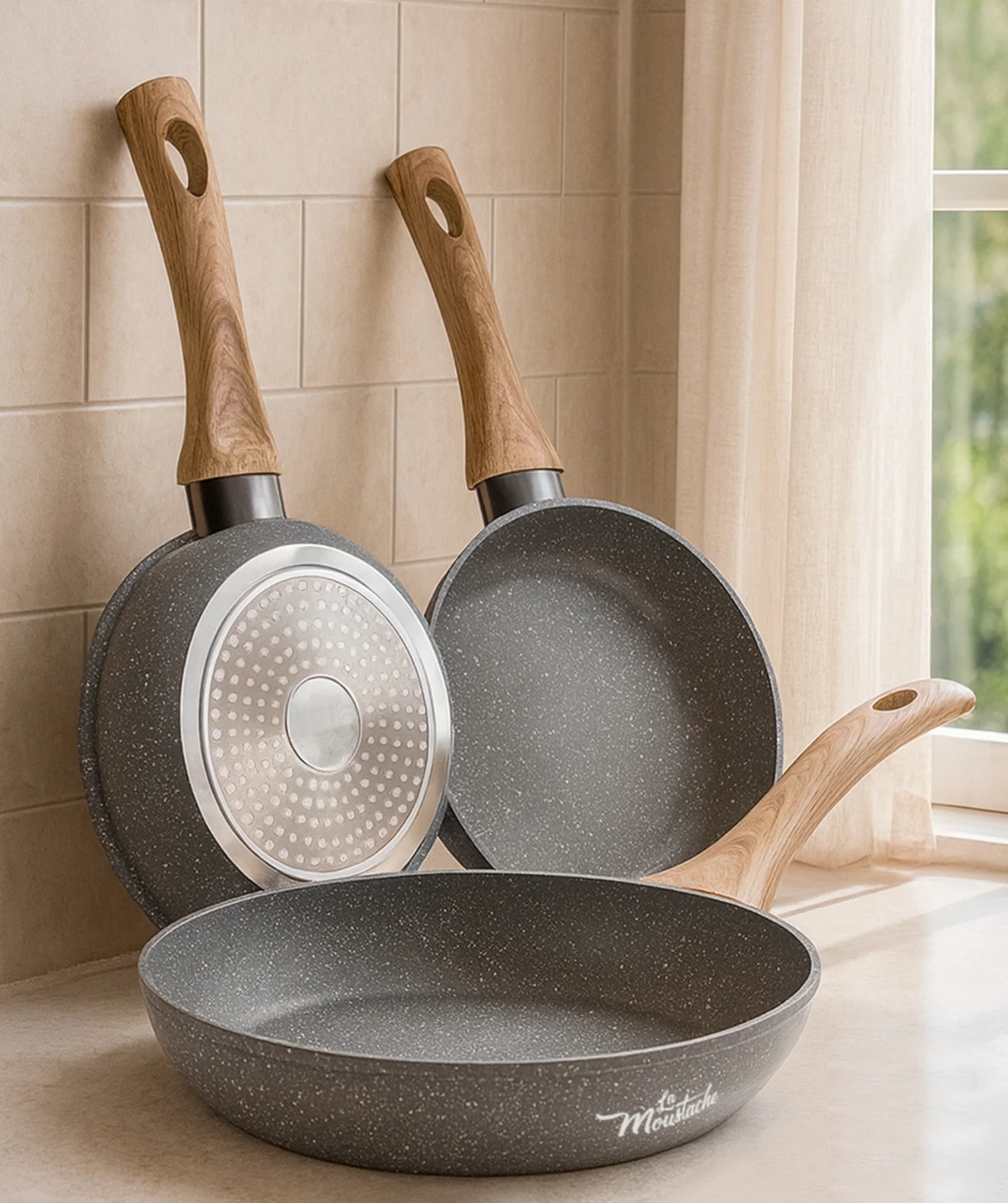 Juego de 3 sartenes Quilmes