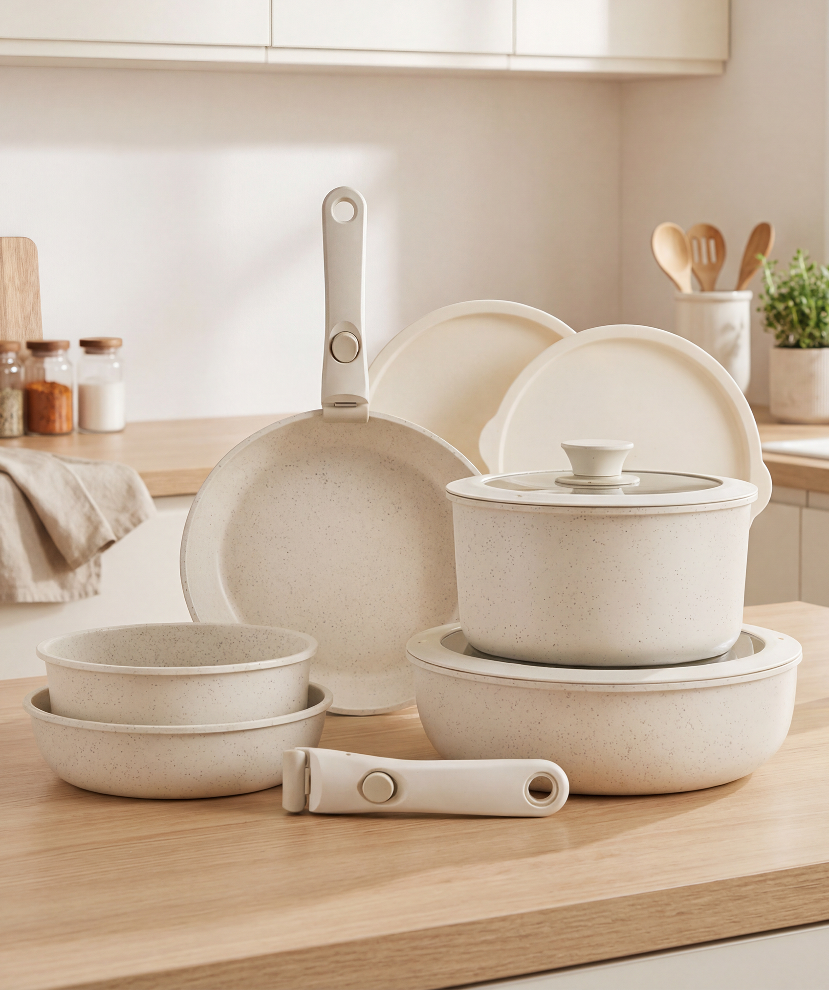 Batería mango removible 11 piezas - Latte Click