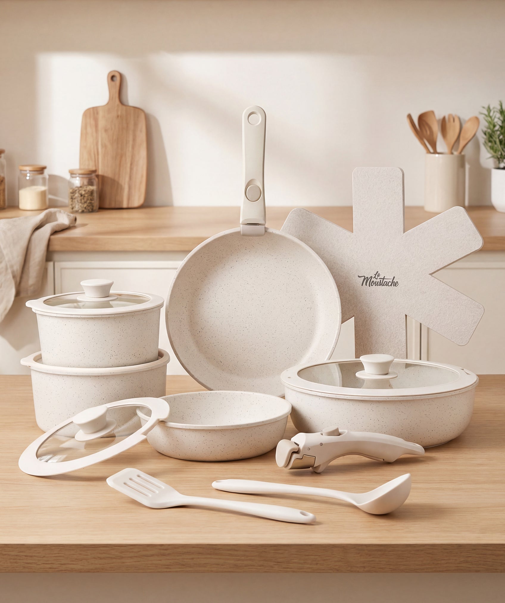 Batería mango removible 16 piezas - Latte Click