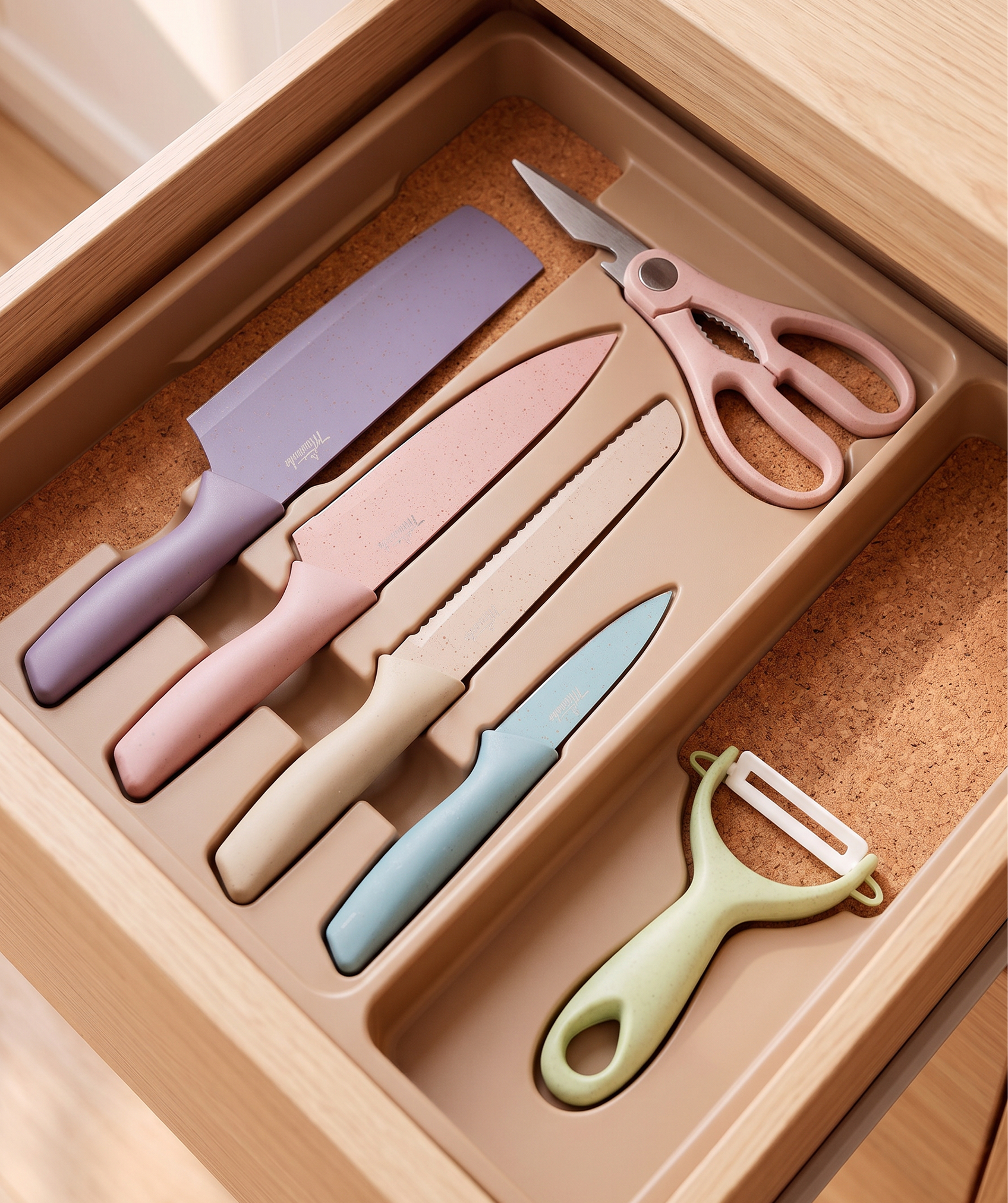 Set de cuchillos de colores (6 unidades)