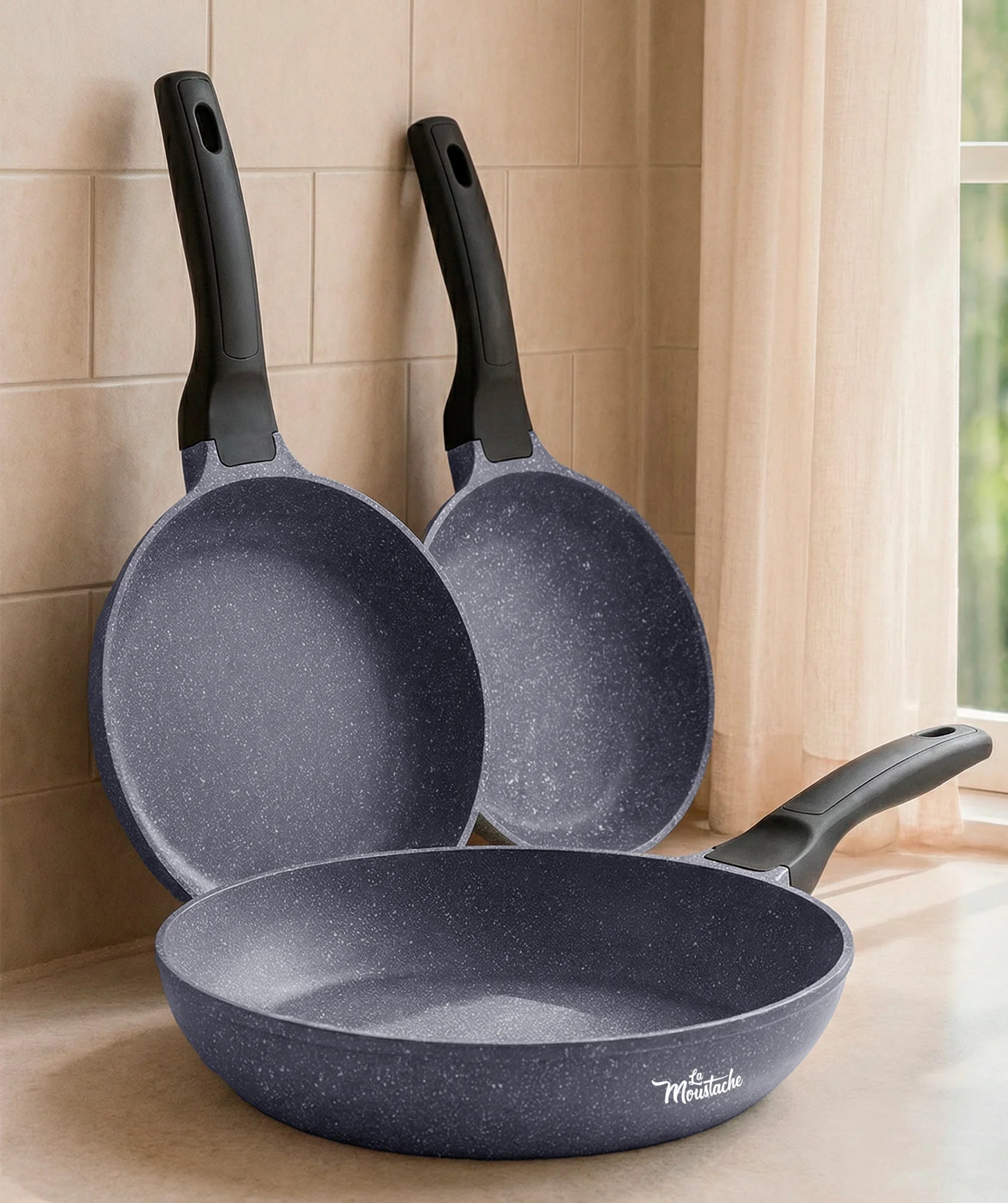 Juego de 3 sartenes Pierre